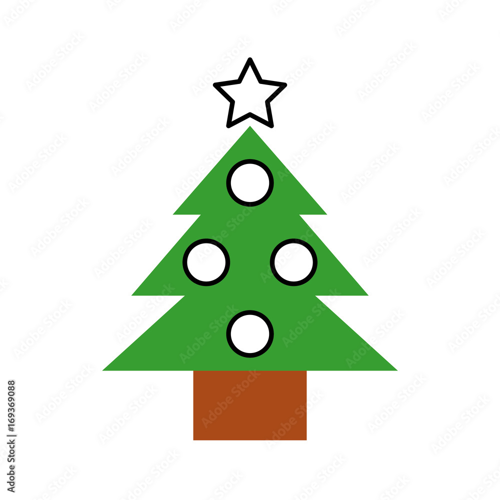 Obraz premium pine tree isolated icon vector illustration design