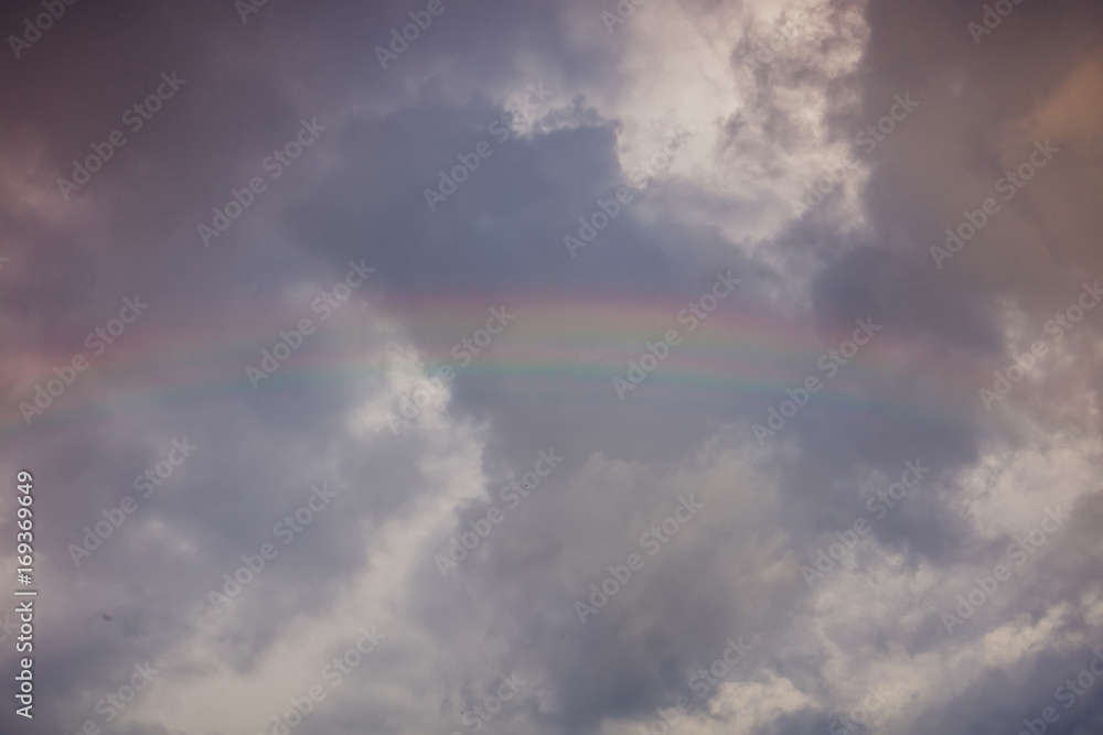 Obraz premium Rainbow in Clouds