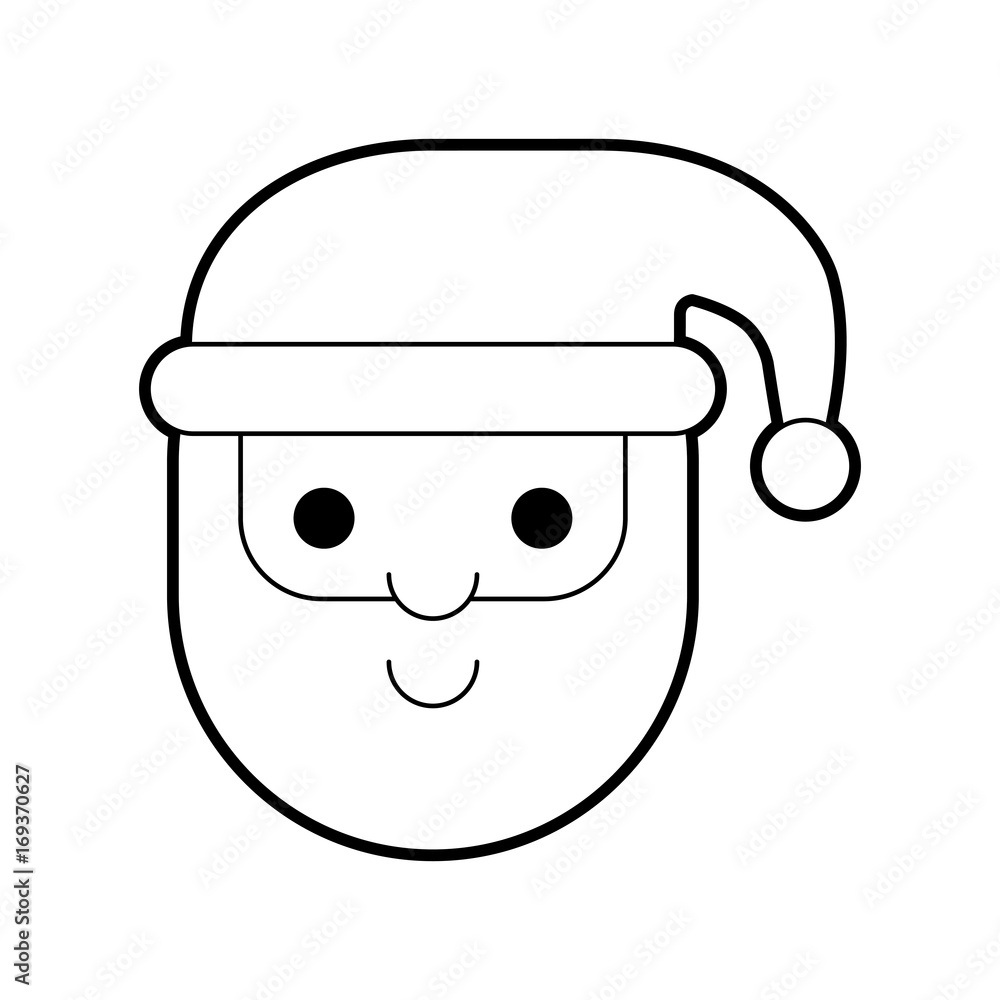 santa claus avatar character vector illustration design santa claus avatar character vector illustration design