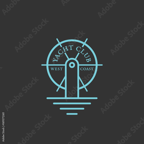 Yacht club logo