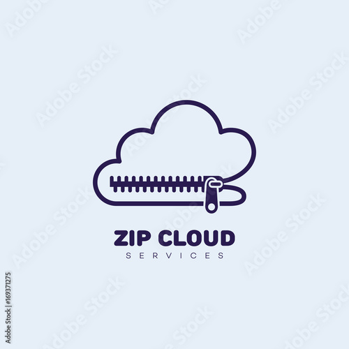 Zip cloud logo
