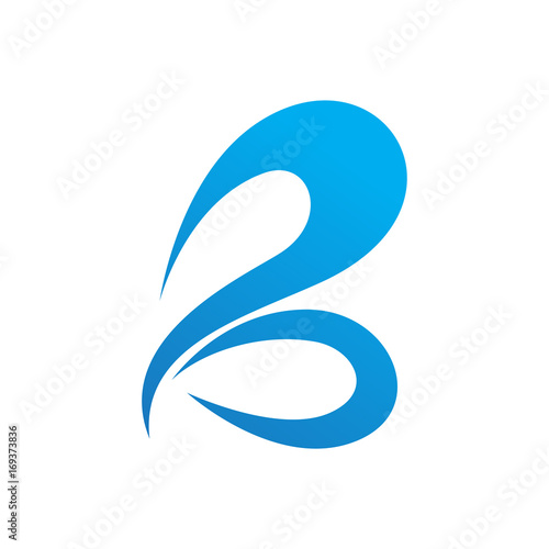 Photography butterfly B letter wing