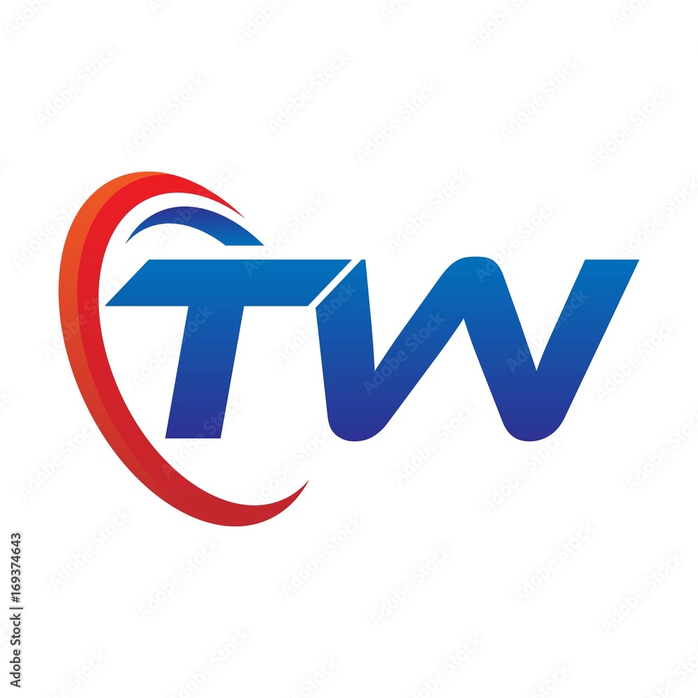 modern dynamic vector initial letters logo ta with circle swoosh red blue modern dynamic vector initial letters logo ta with circle swoosh red blue