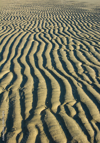 Sand wave background on the beach