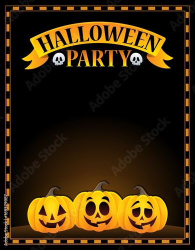 Halloween party sign topic image 1