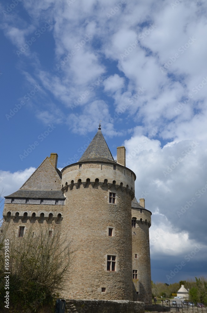 Suscinio medieval castle, Morbihan, Bretagne, France