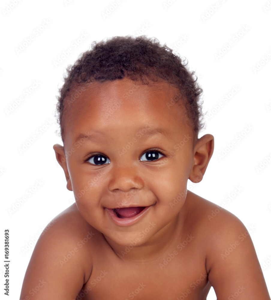 Funny and happy african baby Funny and happy african baby