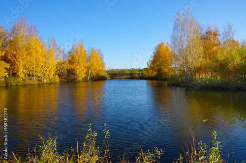 Autumn, beautiful day in fall season