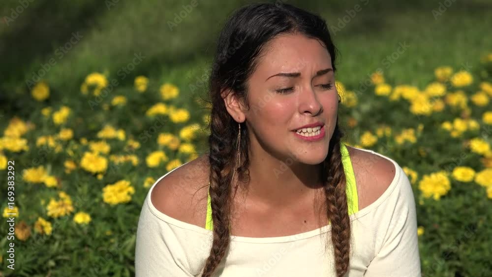 Distraught Female Teenager Crying Distraught Female Teenager Crying