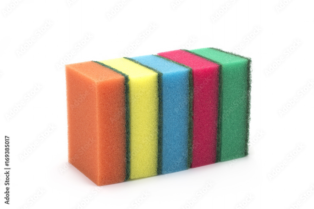 Kitchen scouring pad, detail cleaning tool, cleaning textured background, object Kitchen scouring pad, detail cleaning tool, cleaning textured background, object