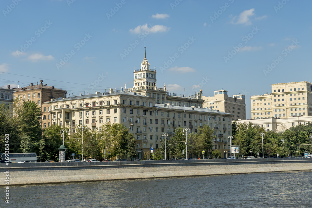  View of Embankment of Moscow river