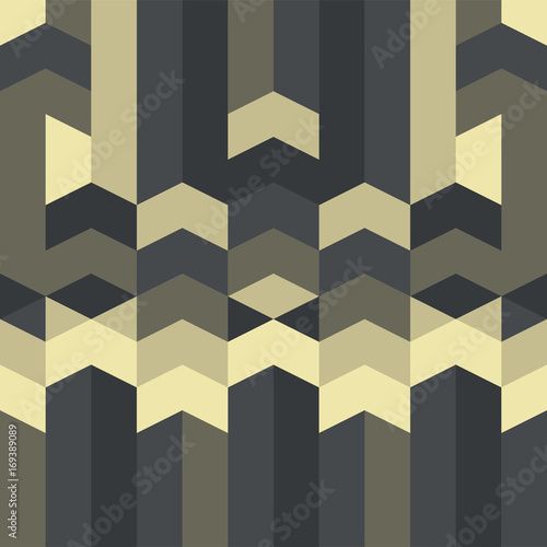Abstract geometric pattern vector gothic art deco