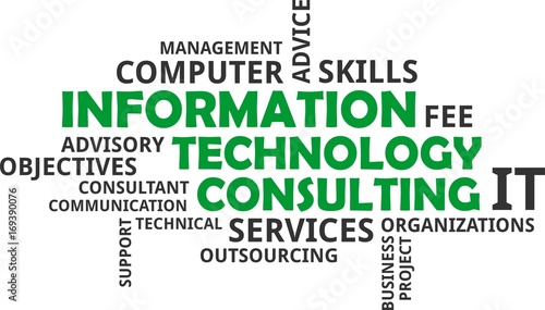 word cloud - information technology consulting