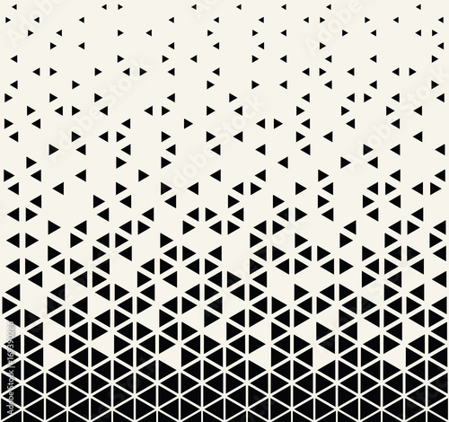 seamless geometric triangle vector pattern