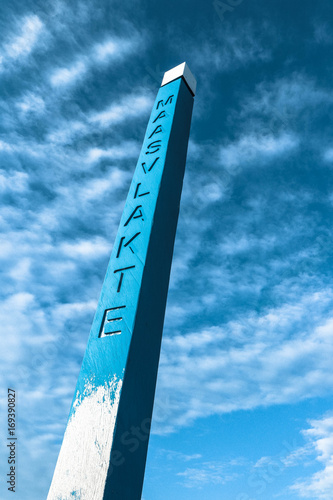 Beach pole Maasvlakte beach