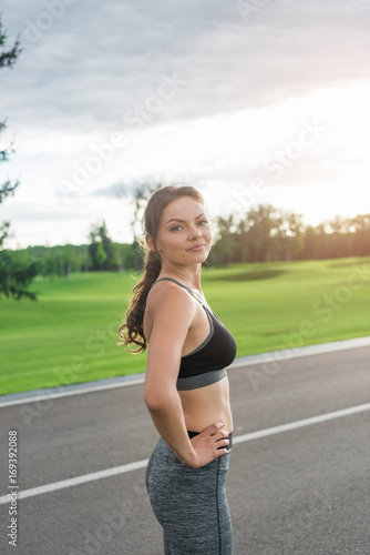 young fit woman