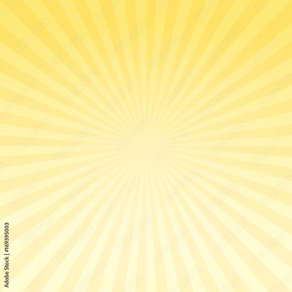 Abstract light Yellow gradient rays background. Vector Abstract light Yellow gradient rays background. Vector