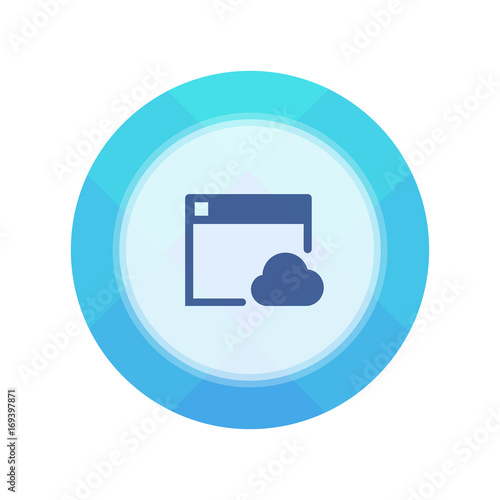 Paper Flat Cirlce Button