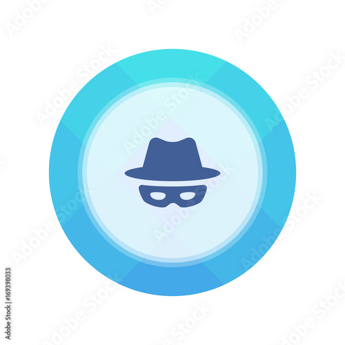 Paper Flat Cirlce Button