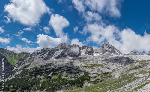 The mountains of Alps in Bavaria, Germany