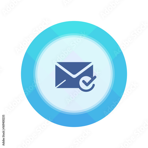 Paper Flat Cirlce Button