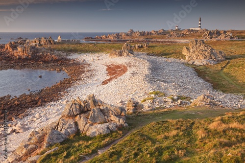 Ouessant island, Brittany, France. The pointe de Pern is the wildest and most spectacular of the island of Ouessant. .