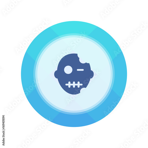 Paper Flat Cirlce Button