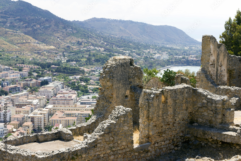 Saracen fort in Cefalù, Italy