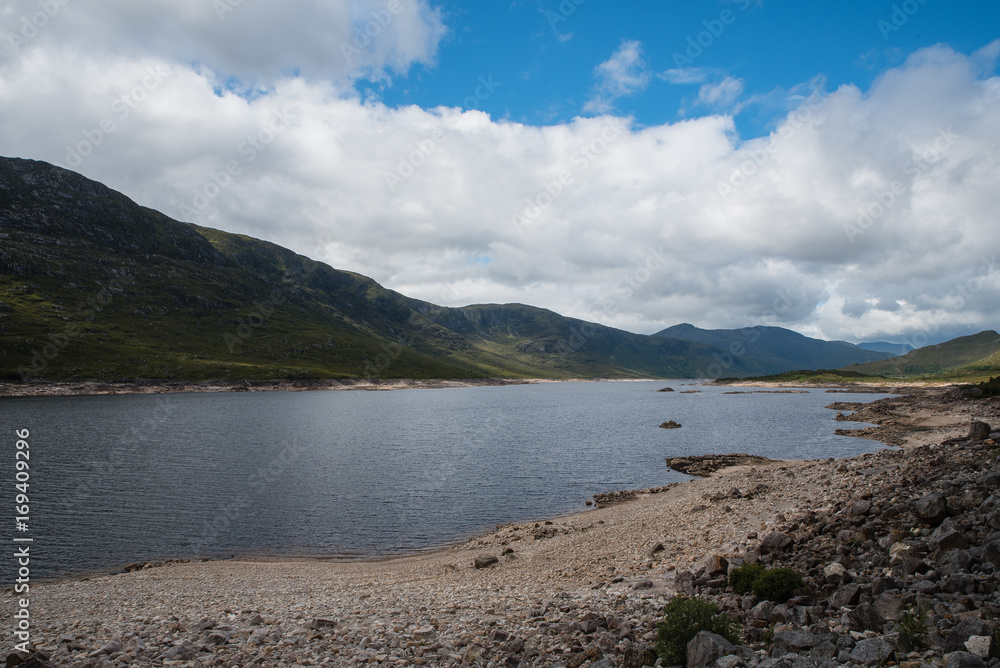 Fototapeta premium Loch Cluanie, Highlands of Scotland