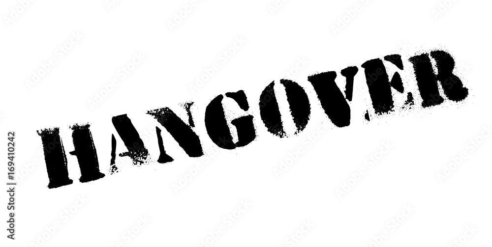Hangover rubber stamp. Grunge design with dust scratches. Effects can be easily removed for a clean, crisp look. Color is easily changed. Hangover rubber stamp. Grunge design with dust scratches. Effects can be easily removed for a clean, crisp look. Color is easily changed.