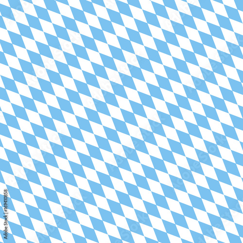 Bayern pattern background. Traditional German Oktoberfest bier festival. Vector lettering illustration