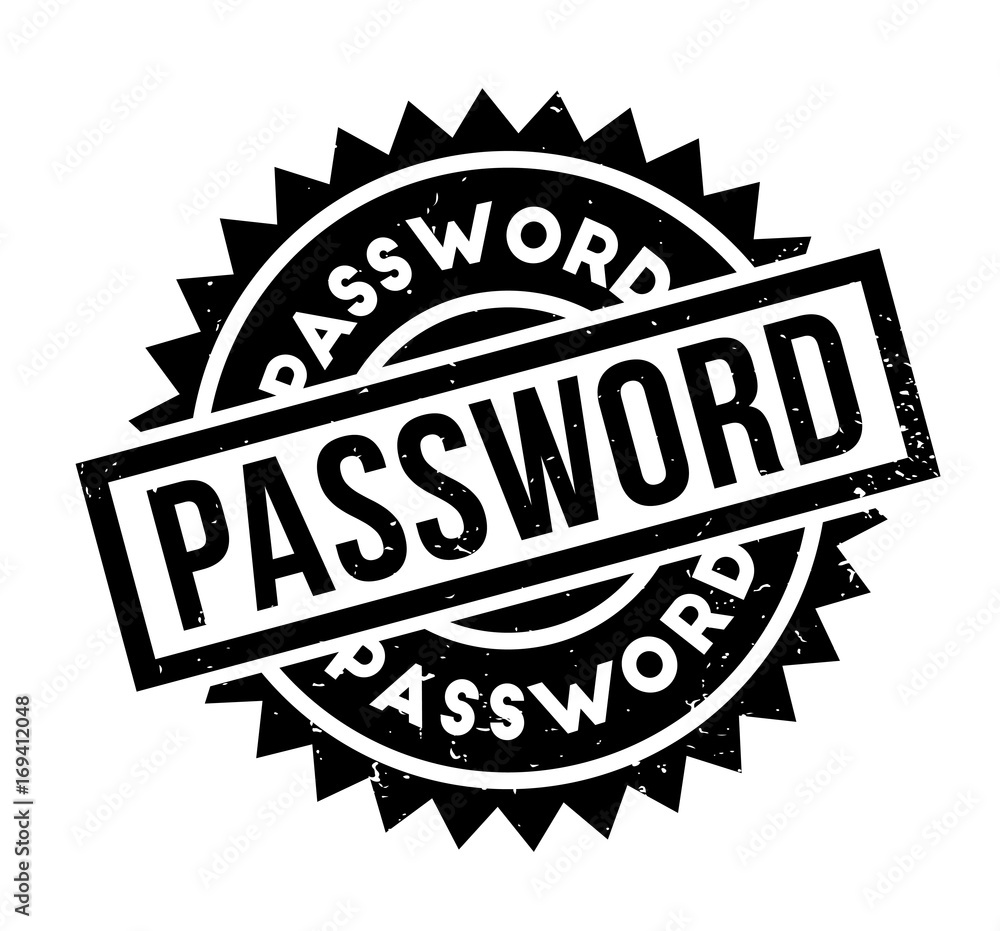 Password rubber stamp. Grunge design with dust scratches. Effects can be easily removed for a clean, crisp look. Color is easily changed. Password rubber stamp. Grunge design with dust scratches. Effects can be easily removed for a clean, crisp look. Color is easily changed.