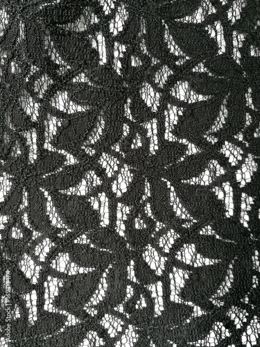 Black lace background.