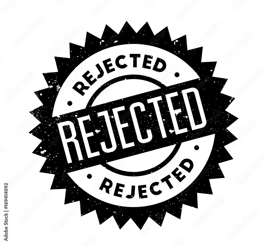 Rejected rubber stamp. Grunge design with dust scratches. Effects can be easily removed for a clean, crisp look. Color is easily changed. Rejected rubber stamp. Grunge design with dust scratches. Effects can be easily removed for a clean, crisp look. Color is easily changed.