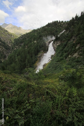 cascades su Ruitor, La Thuile, Italie