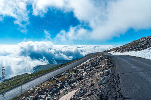 Mount Evans Scenic Byway Above the Clouds