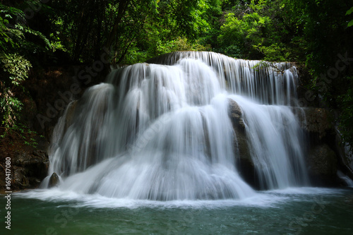 Waterfall in deep forest, Thailand