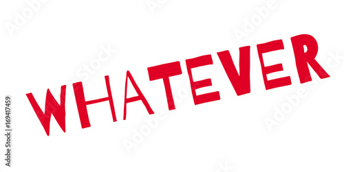 Whatever rubber stamp. Grunge design with dust scratches. Effects can be easily removed for a clean, crisp look. Color is easily changed.