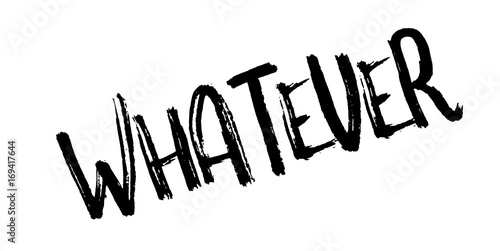 Whatever rubber stamp. Grunge design with dust scratches. Effects can be easily removed for a clean, crisp look. Color is easily changed.