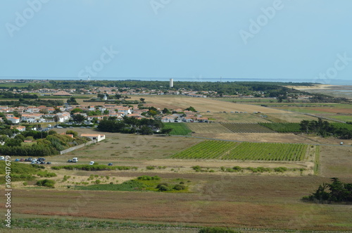 Vue du Phare des Baleines sur l'Île de Ré (charente-Maritime) © david-bgn