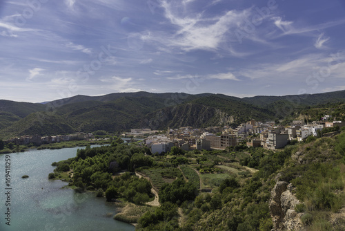 Río Mijares en Ribesalbes (Castellon, España).