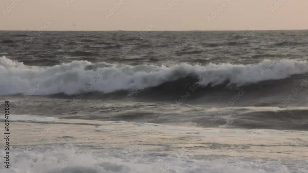 Big Waves In The Morning At The Beach Big Waves In The Morning At The Beach