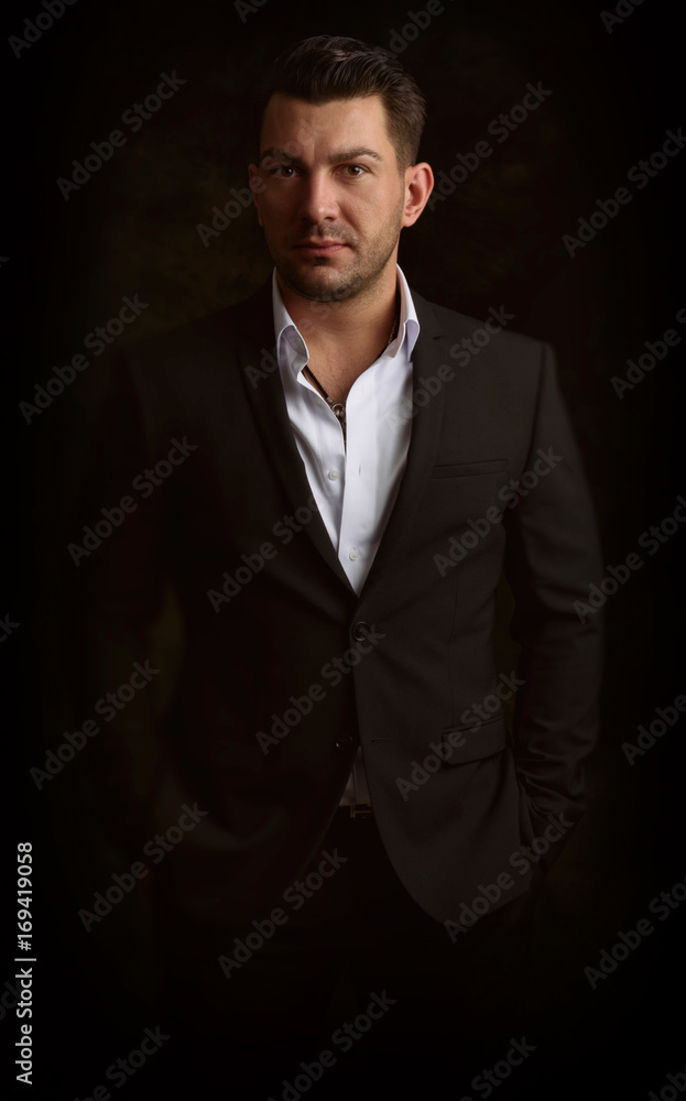 Portrait of handsome business man Portrait of handsome business man