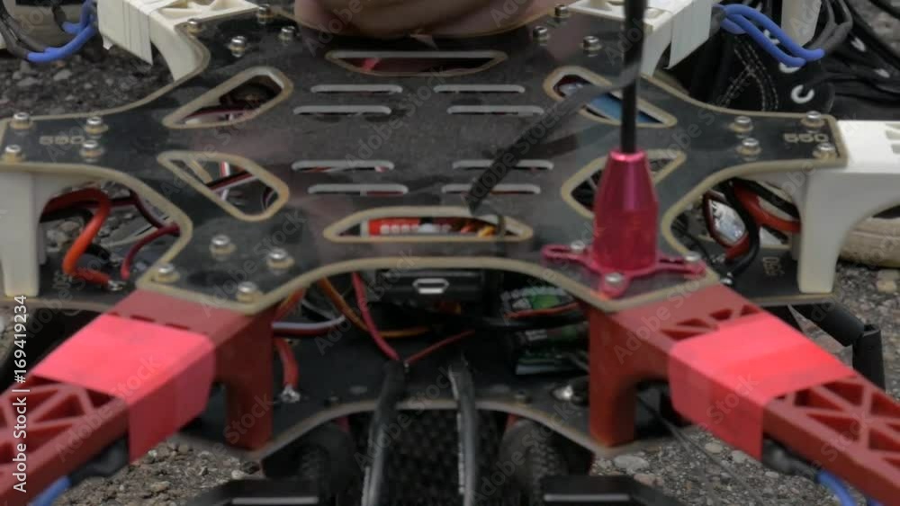 Man customizes your drone to fly Man customizes your drone to fly