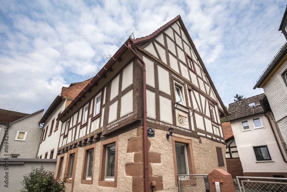 historic village waechtersbach germany