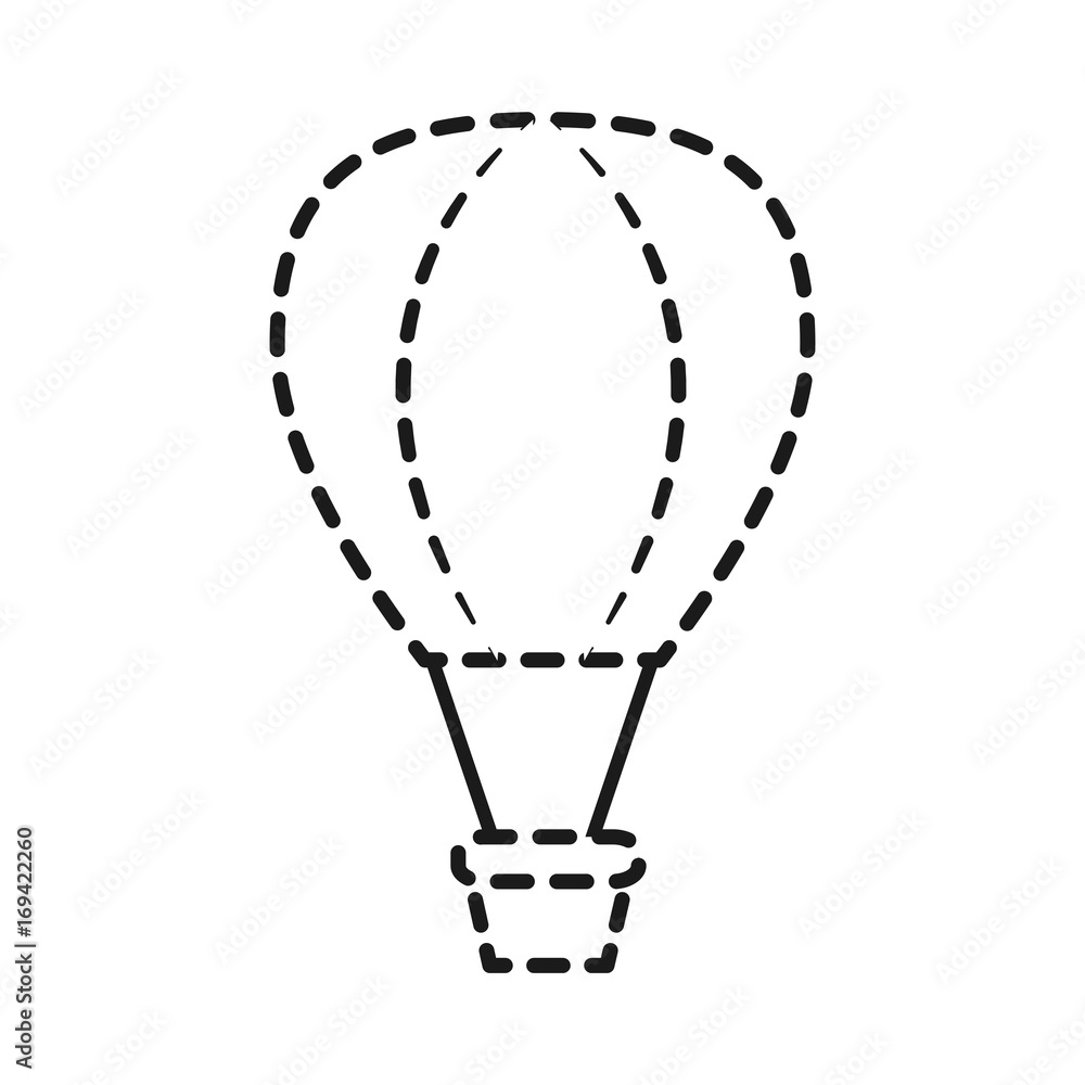 air balloon icon over white background vector illustration air balloon icon over white background vector illustration