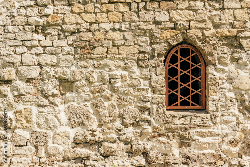 Weathered Wall with Window. Weathered Wall with Window.