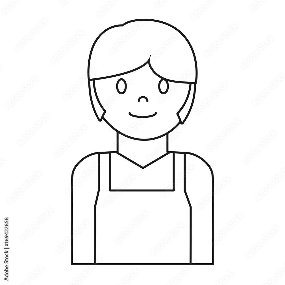 cartoon plumber man icon over white background vector illustration cartoon plumber man icon over white background vector illustration