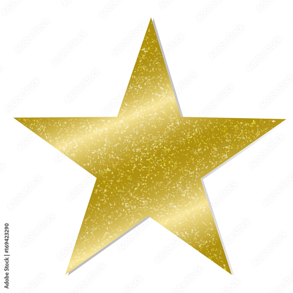 Obraz premium Star On White Background
