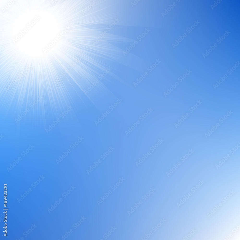 Fototapeta premium Sun Rays Sky